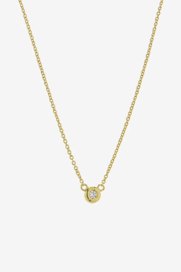 Betsy Necklace Gold Clear