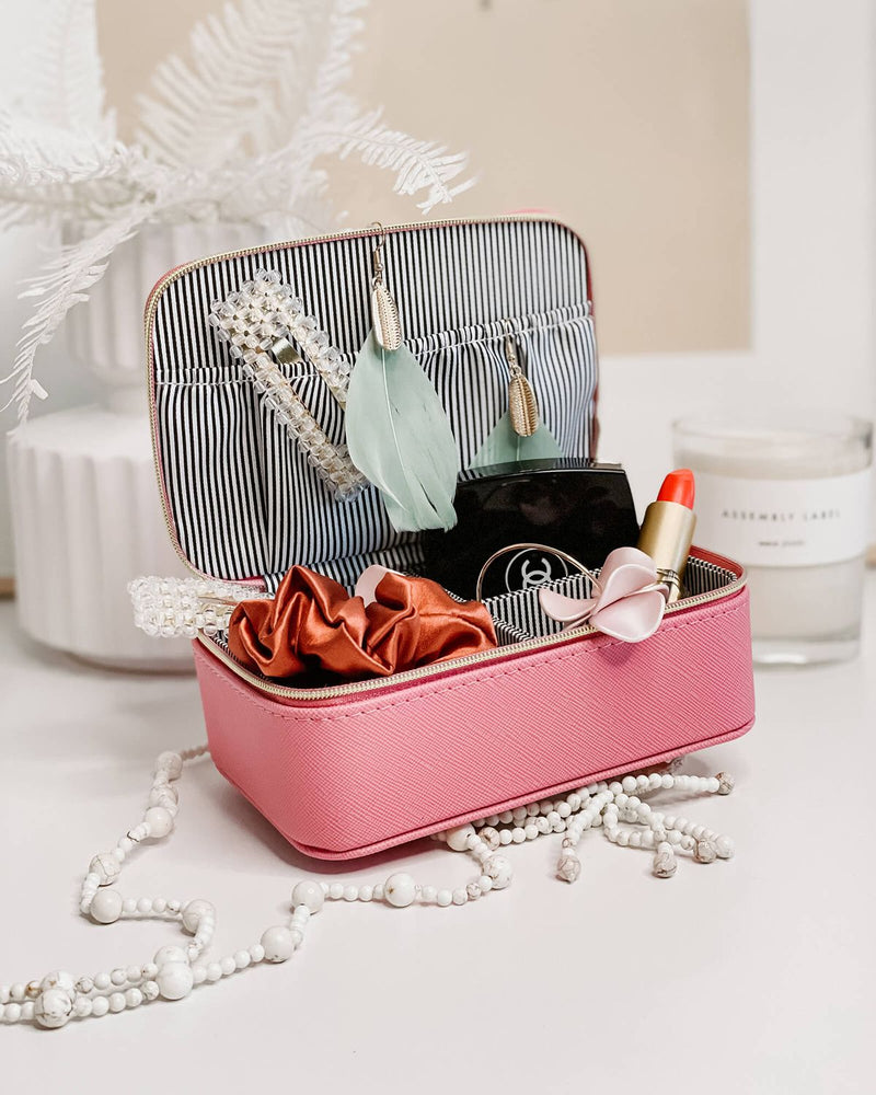 Ellie Jewellery Box / Bubblegum Pink