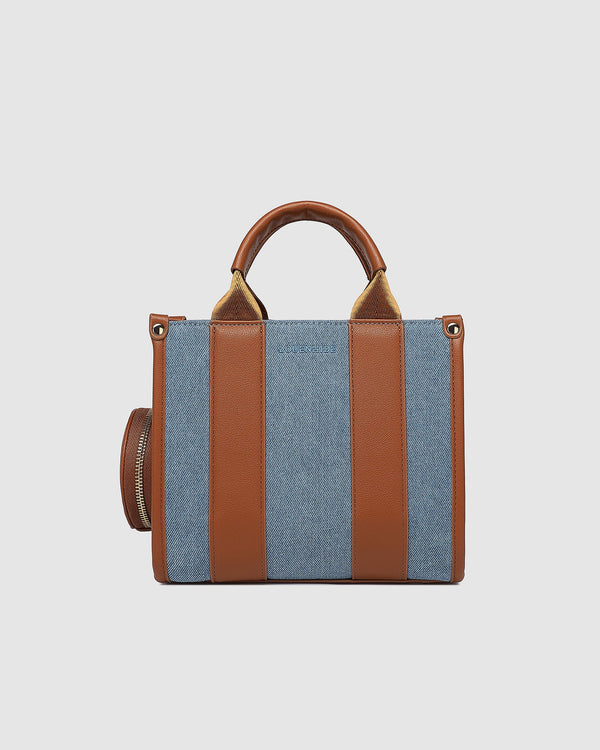 Manhattan Mini Tote Bag Light Denim