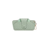 Skittle Sunglass Case Woven Sage Green