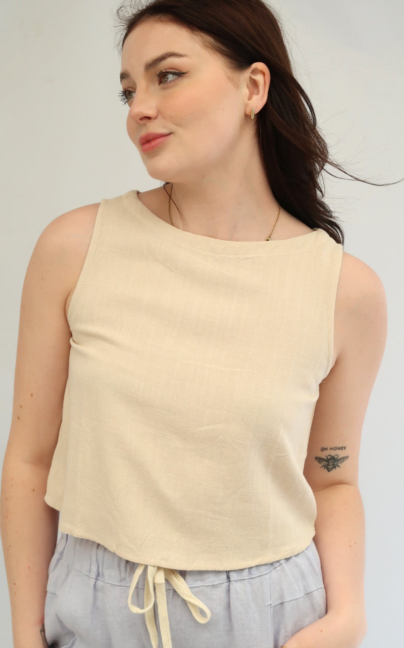 Bebe Tank Beige
