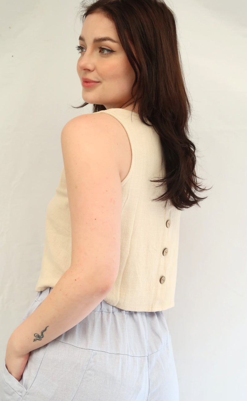 Bebe Tank Beige