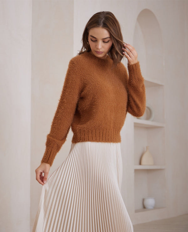 Plush Jumper Caramel