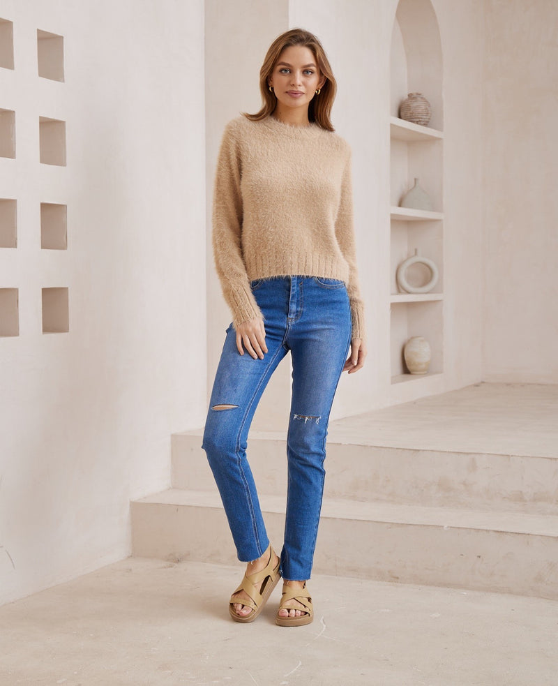 Plush Jumper Latte