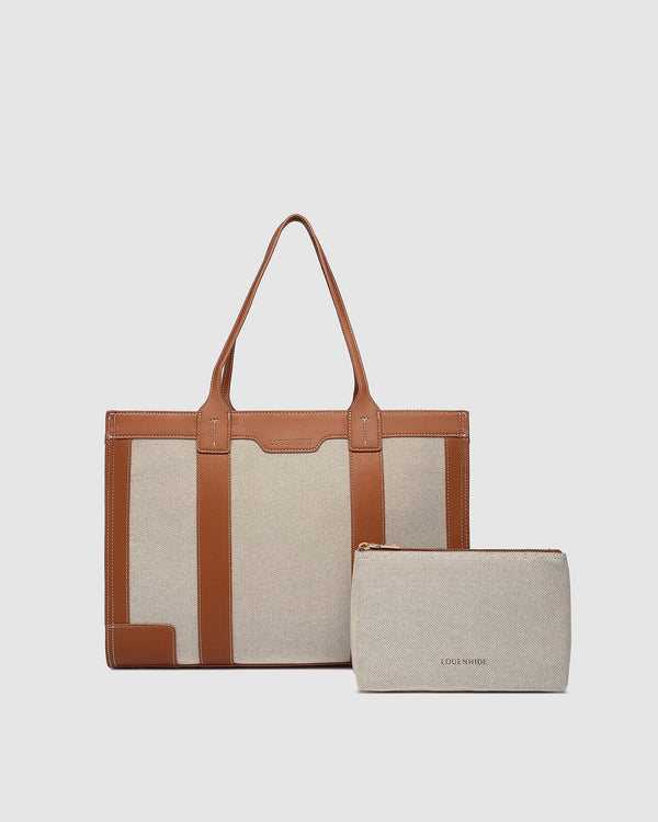 Toorak Canvas Tote Bag Natural Tan