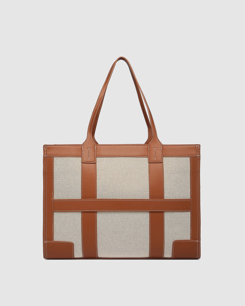 Toorak Canvas Tote Bag Natural Tan