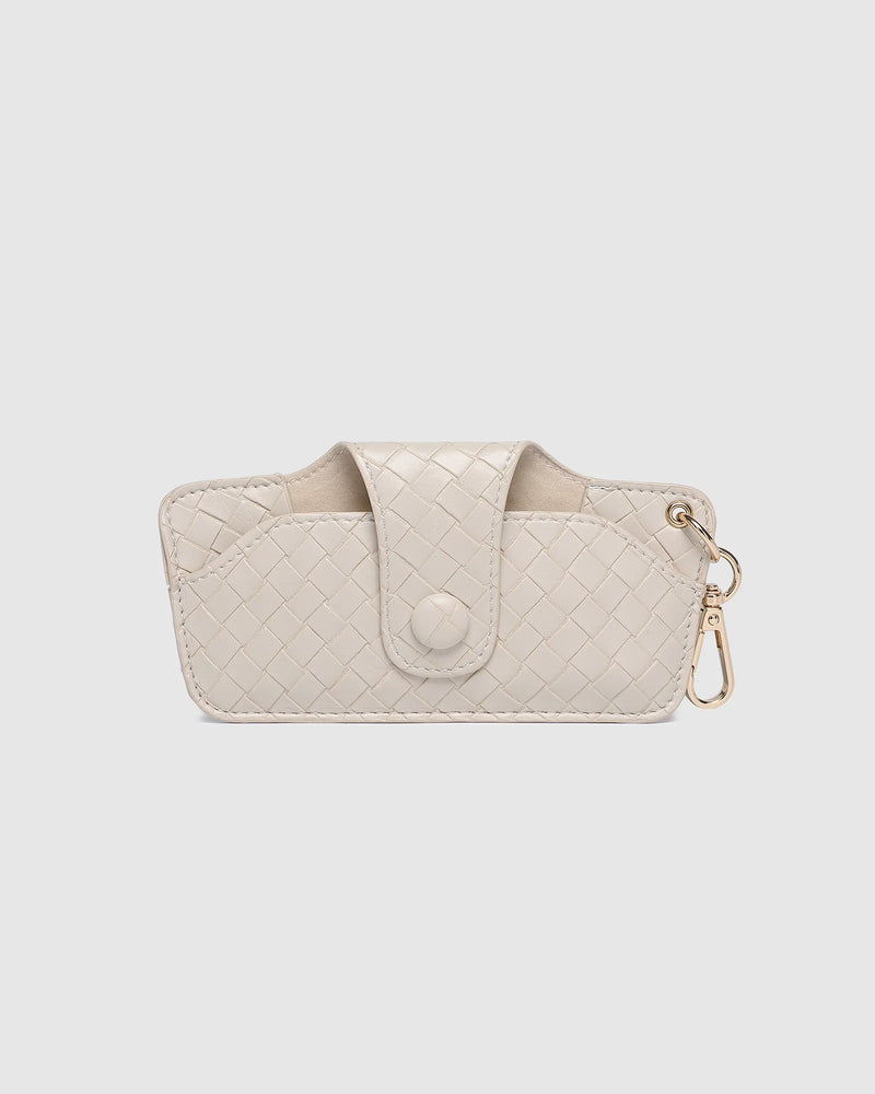 Skittle Sunglass Case Woven Vanilla