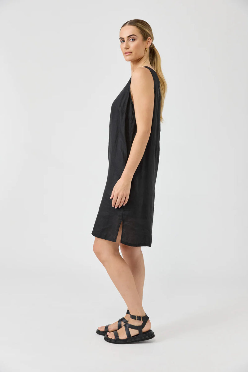 Studio Midi Dress Ebony