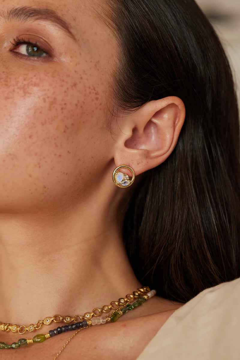 Pia Gold Studs