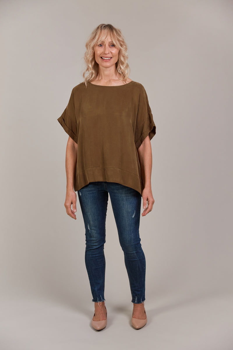 Eden Relaxed Top Tobacco