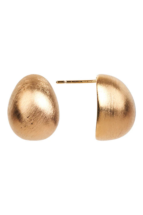 Heritage Satin Earring Gold Drop