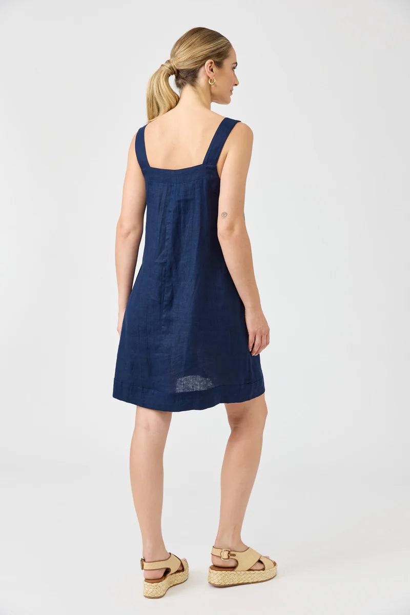 Studio Short Tank Dress Indigo