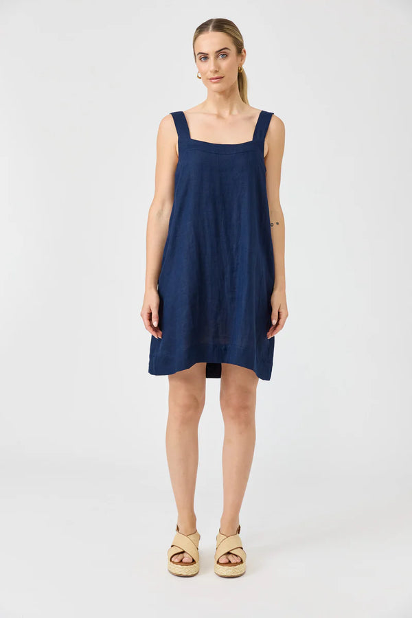 Studio Short Tank Dress Indigo