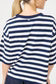 Studio stripe Tshirt Indigo