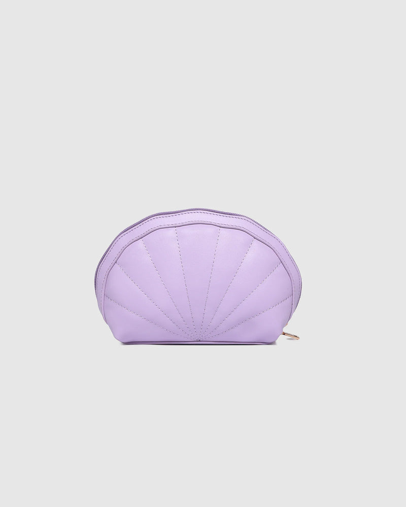 Shell Make Up Bag Lilac