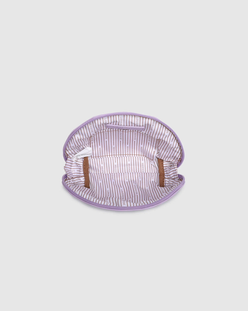 Shell Make Up Bag Lilac