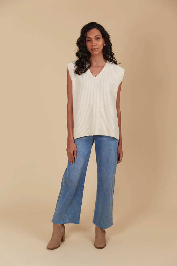 Miru Knit Vest Canvas