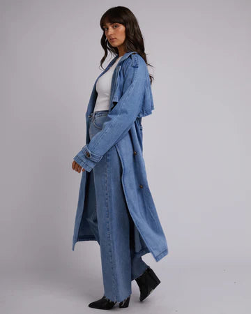 Rio Trench Coat Heritage Blue