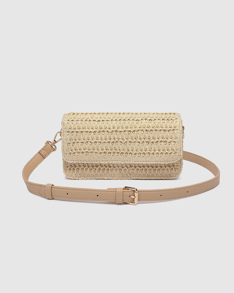 Freya Raffia Crossbody Bag