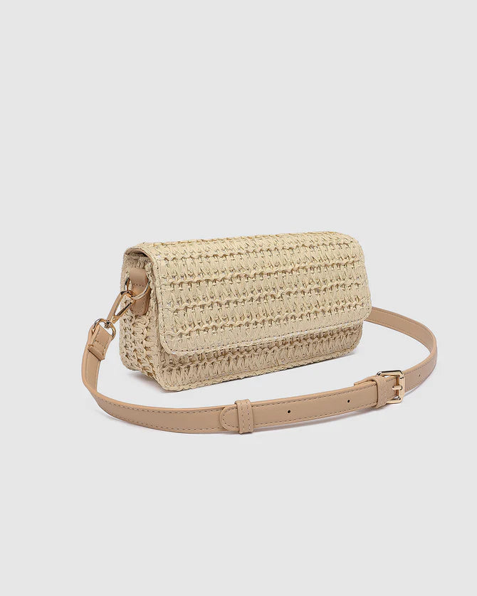 Freya Raffia Crossbody Bag