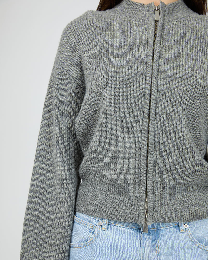 Peyton Zip Thru Knit