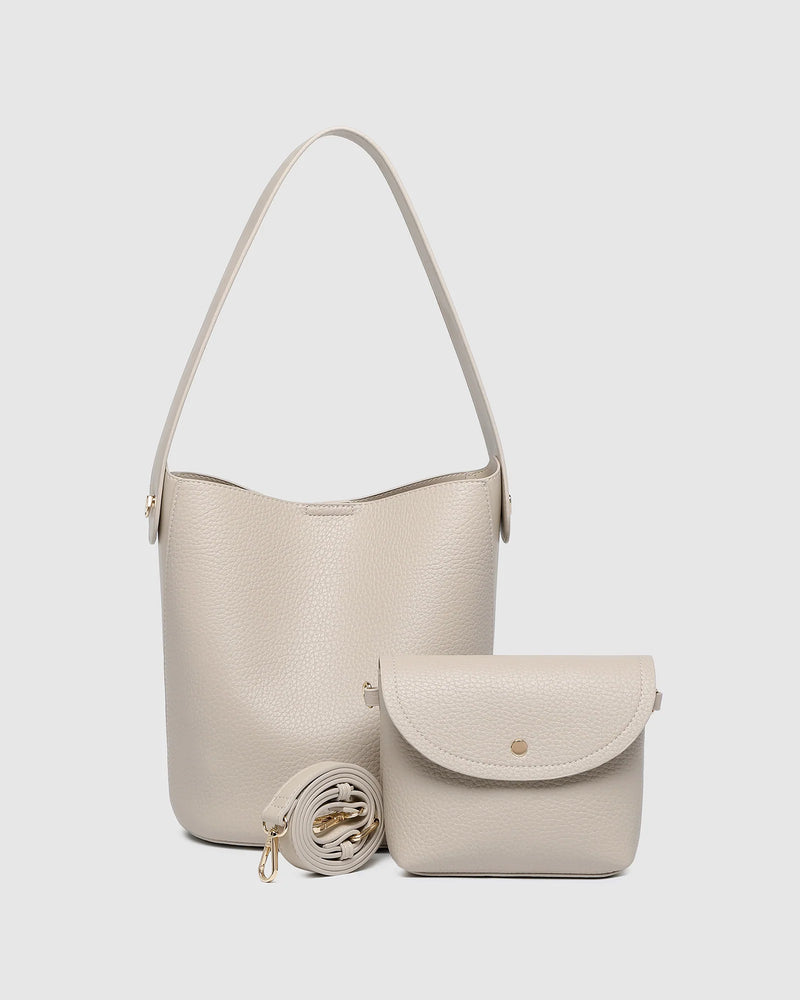 Miranda Bucket Bag Almond