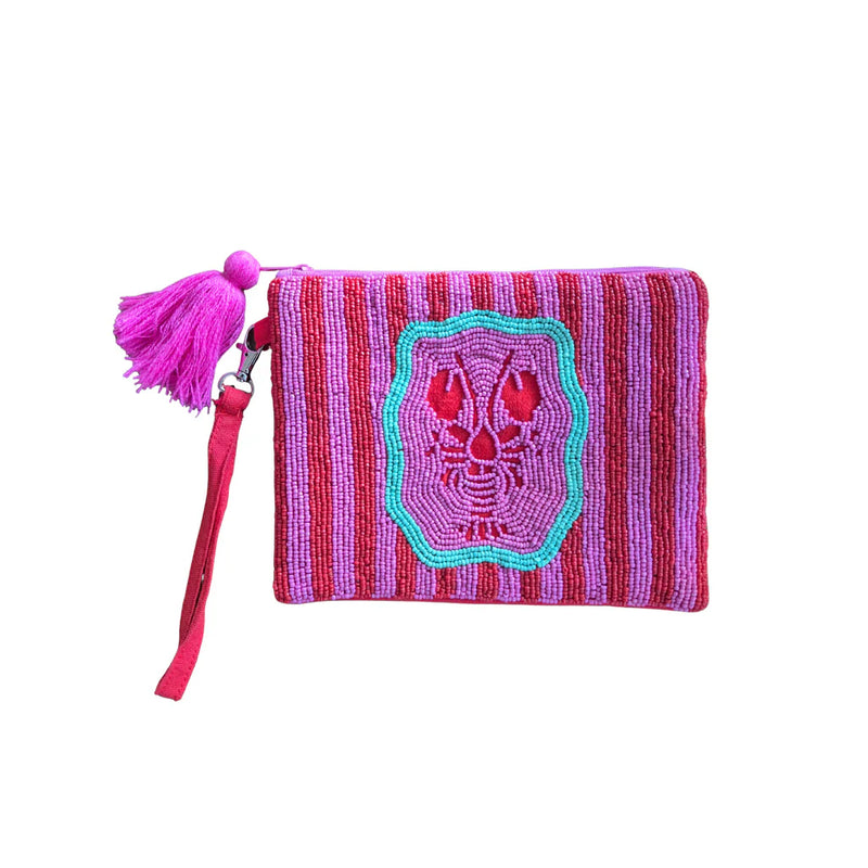 Beaded Lobster Purse