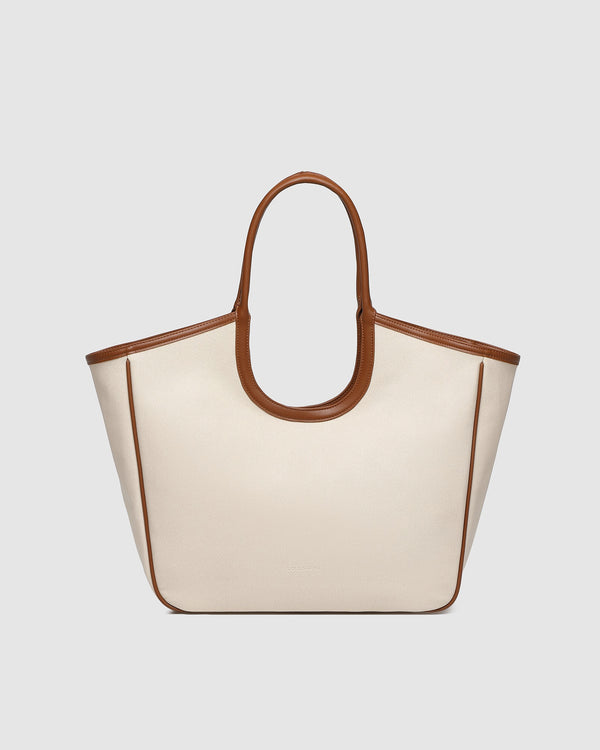 Alexandra Tote Bag Canvas/Tan