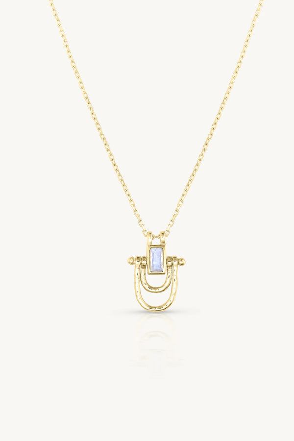 Allegra Moonstone Gold Necklace