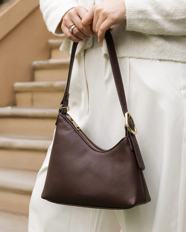 Amelia Shoulder Bag Chocolate