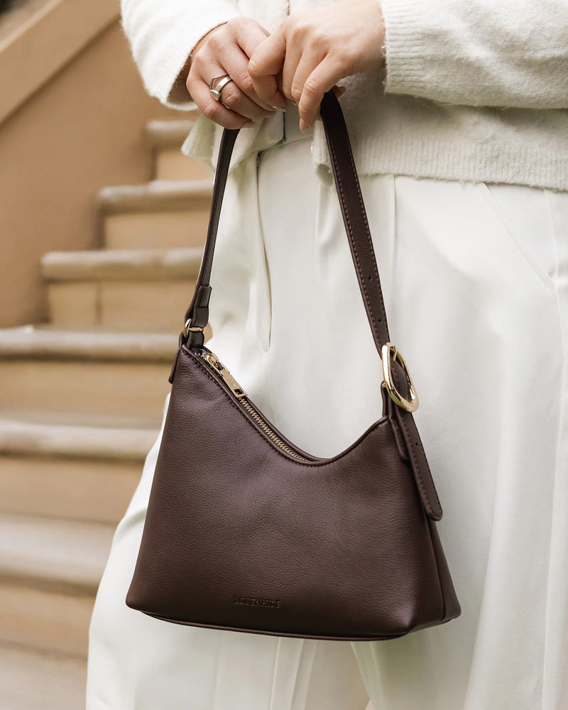 Amelia Shoulder Bag Chocolate