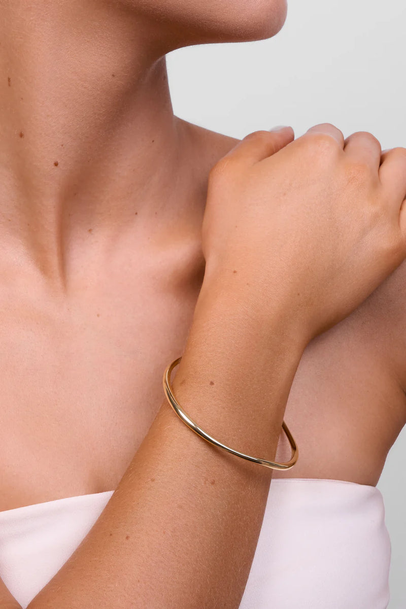 Louella Soft Gold Bangle