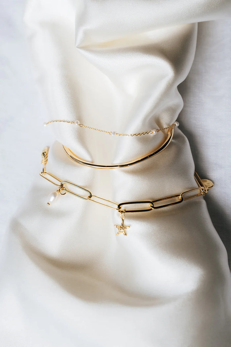 Louella Soft Gold Bangle