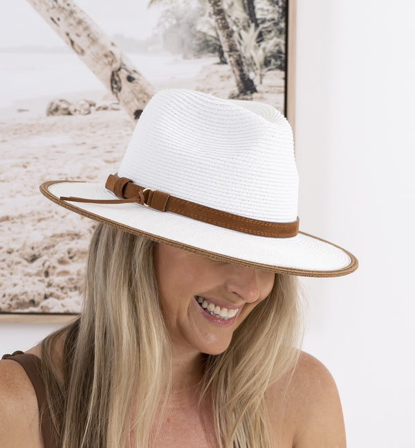 Bianca Panama White Suede