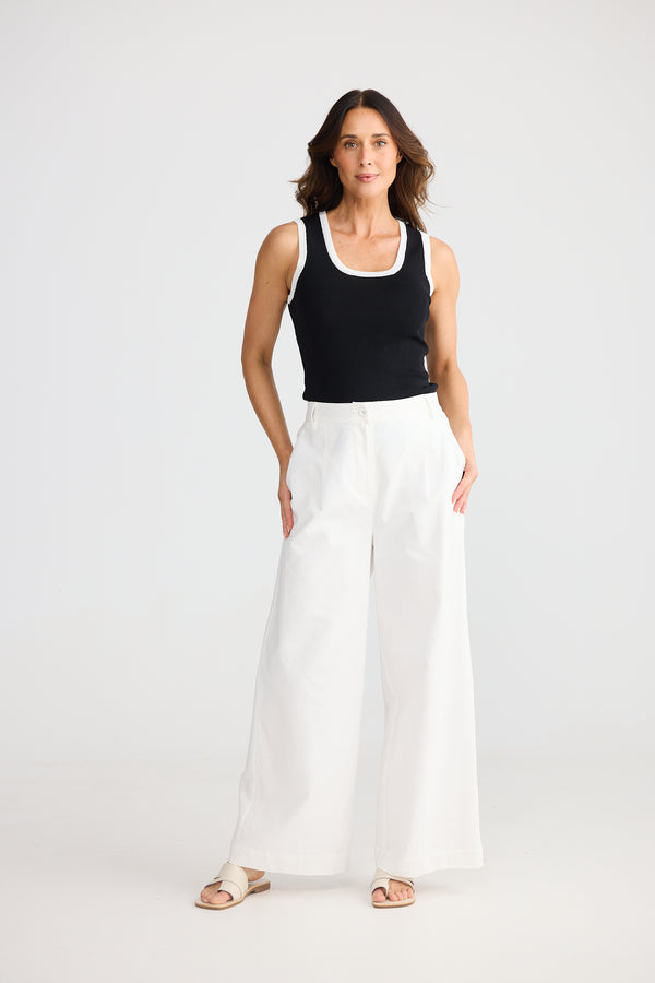 August Pant White