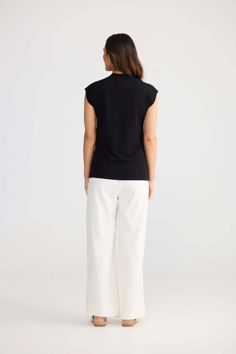 Paula Knit Top Black