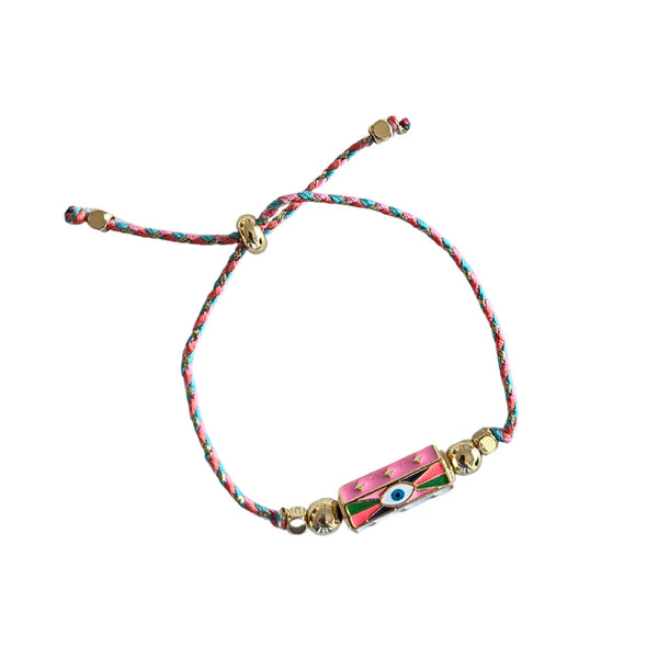 Cord Bracelet Pink Eye