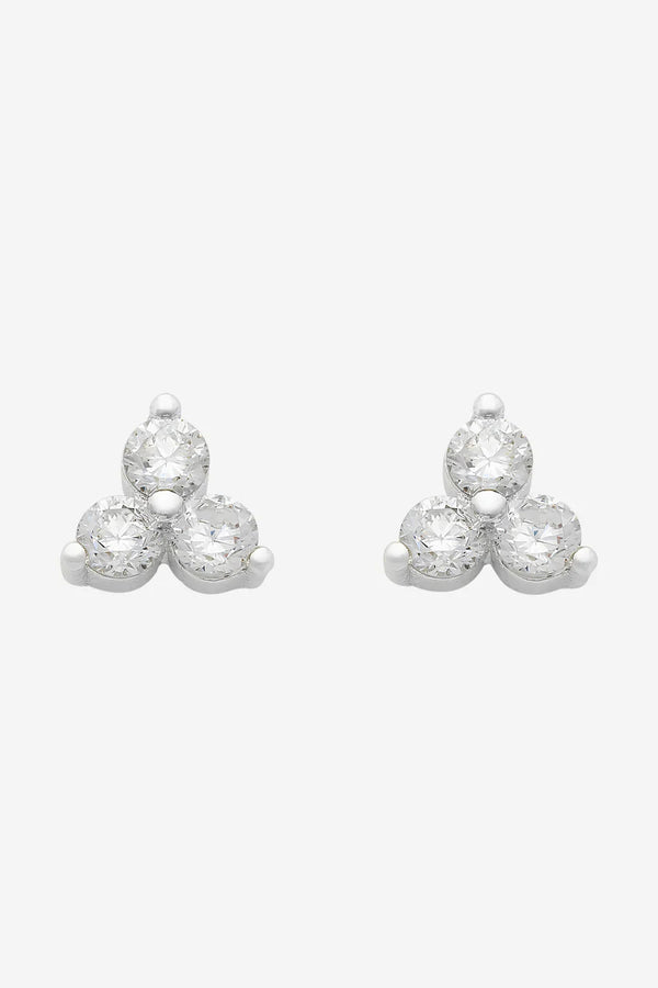 Petite Brigitte Silver Earring