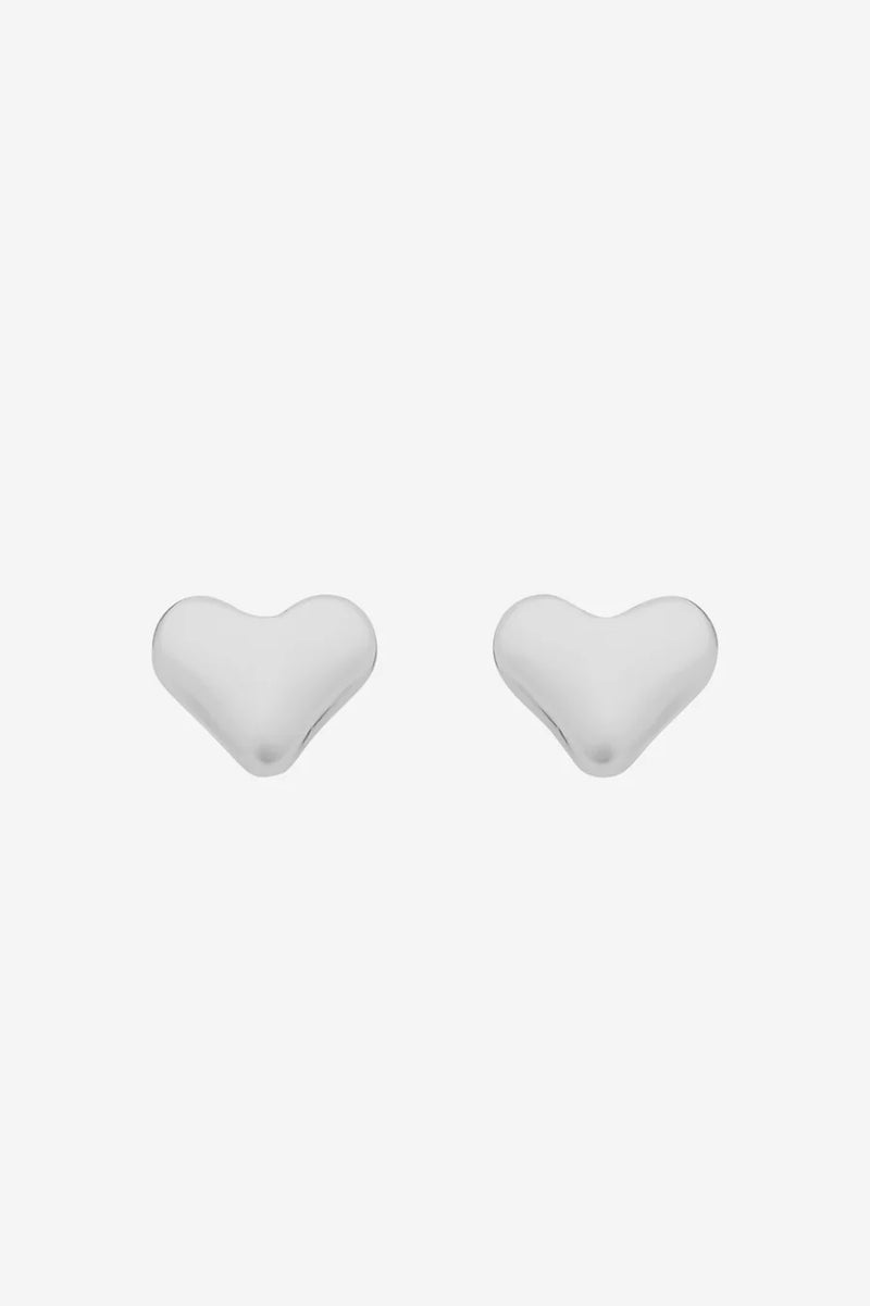 Mariel Silver Heart Earring