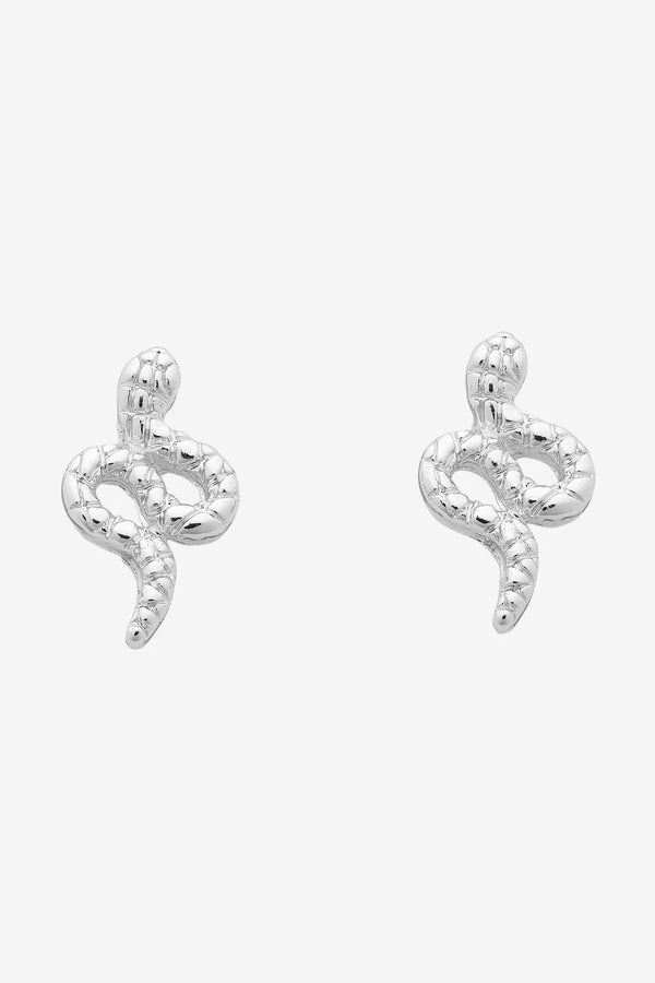 Petite Boa Silver Earring