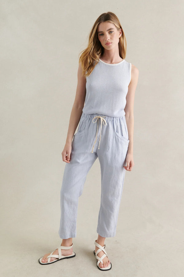 Luxe Pants Chambray Blue