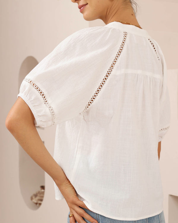 Eliza Blouse White