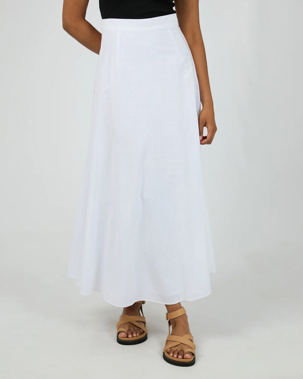 Essential Maxi Skirt White