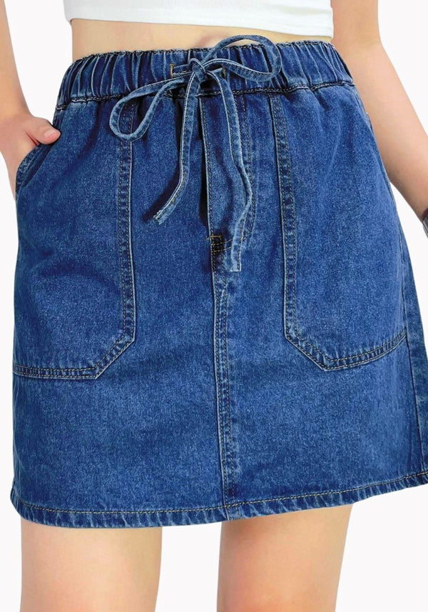 Frankie Denim Skirt Indigo