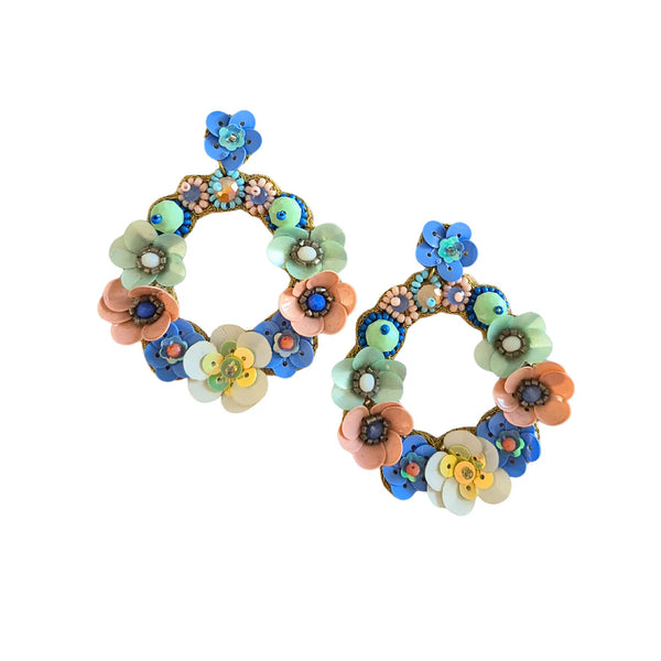 Beaded Earring Floral