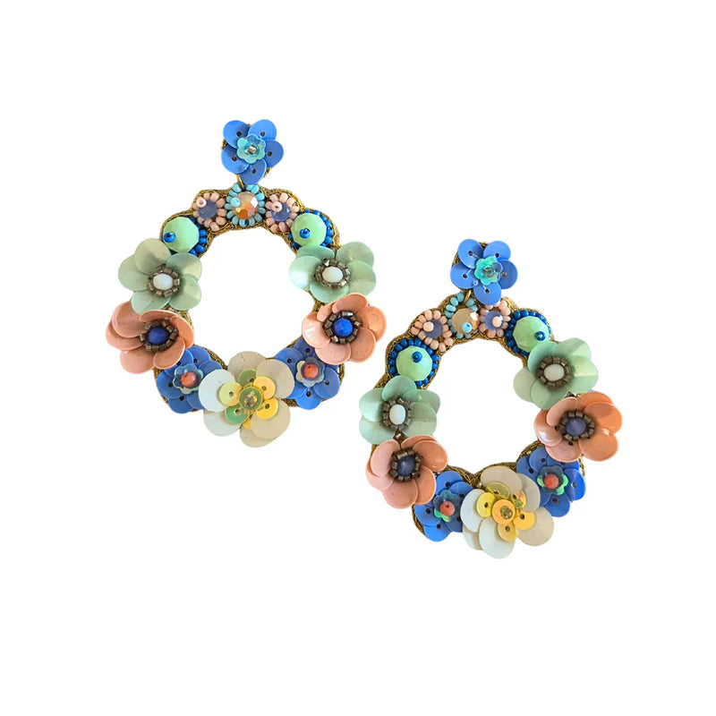 Beaded Earring Floral