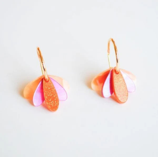 Happy Hour Earrings Peach/Pink