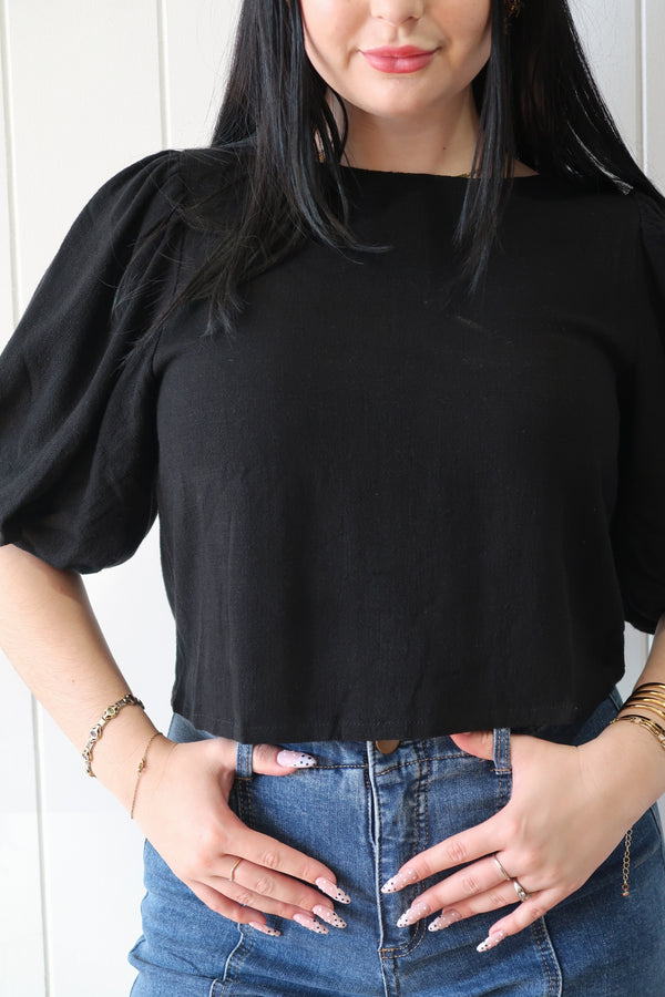 Belle Blouse Black