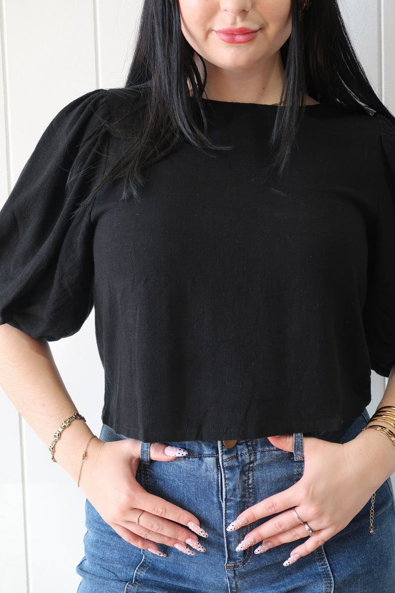 Belle Blouse Black