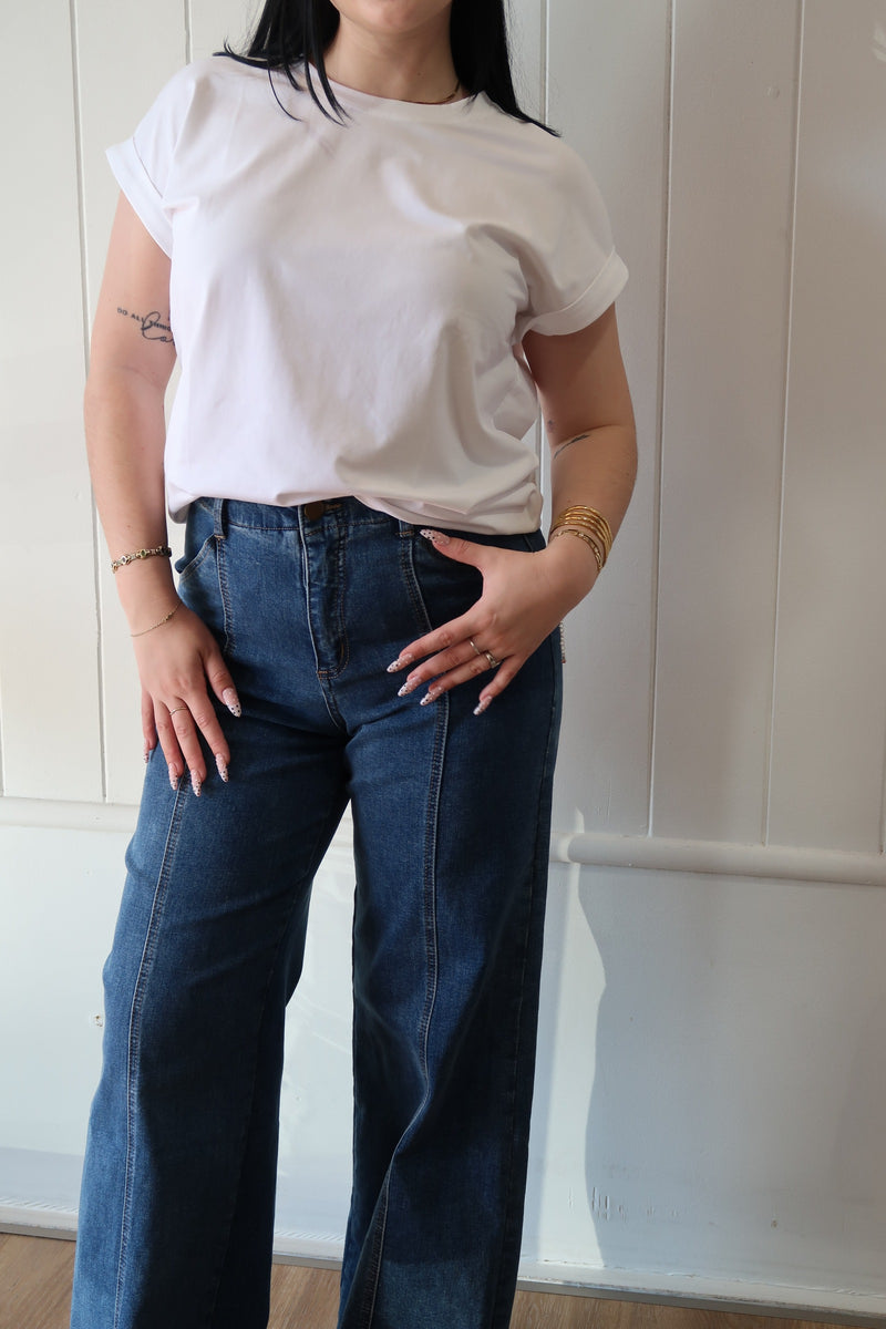 Rhodes Tee White